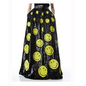 NEW Alice and Olivia Smiley Tina sequin embellished ball gown skirt 6